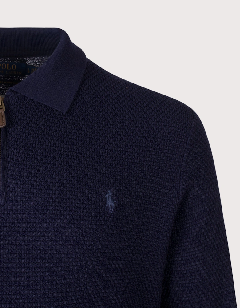 Regular fit Merino Wool Polo Collar Jumper