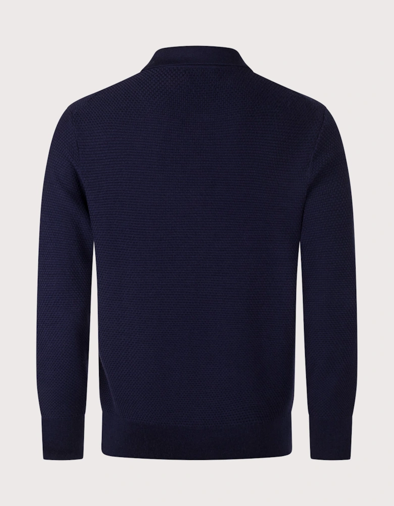 Regular fit Merino Wool Polo Collar Jumper