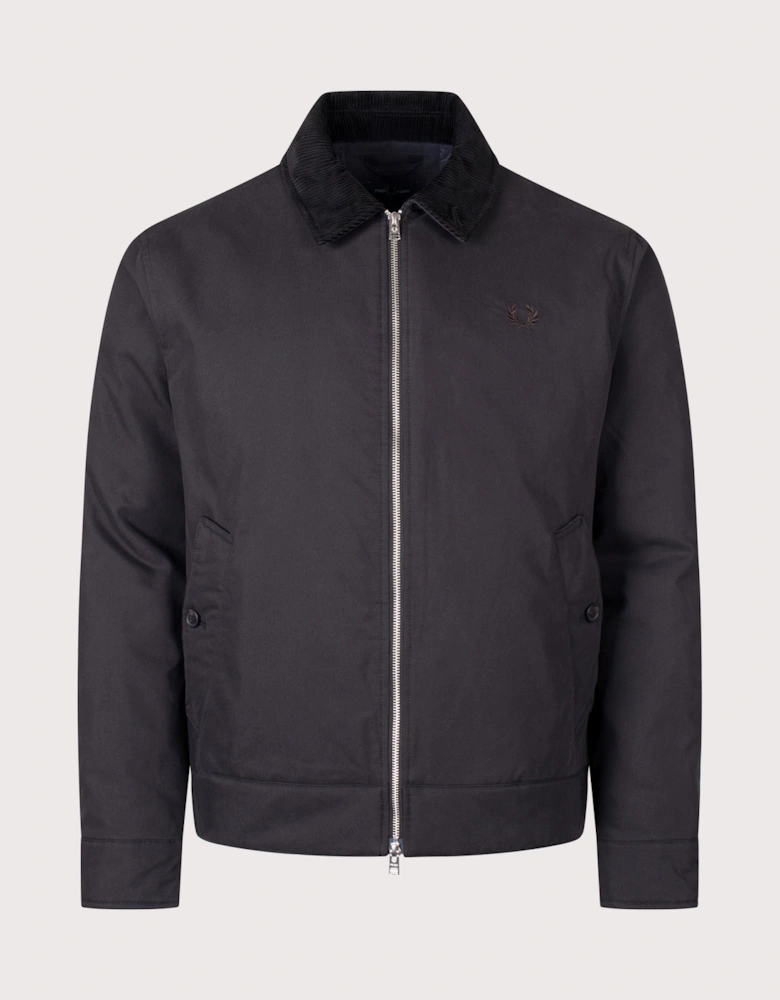 Regular Fit Cotton Caban Jacket