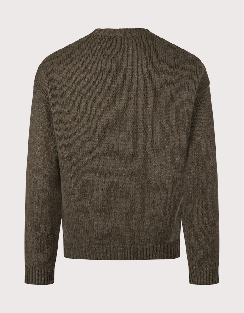 Regular Fit Wool Blend Knitted Jumper