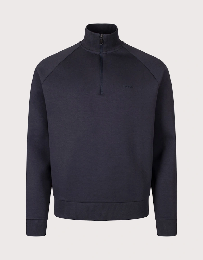 Regular Fit Quarter Zip Sweatshirt