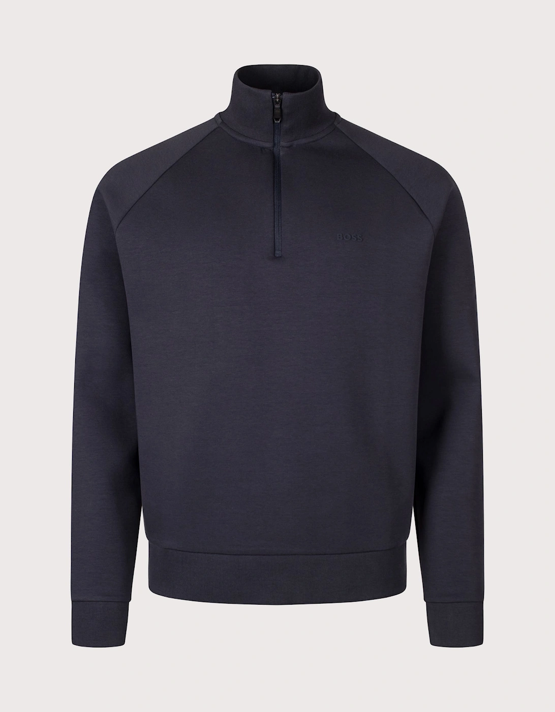 Regular Fit Quarter Zip Sweatshirt