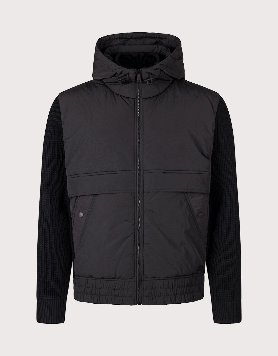 Relaxed Fit Kobrydo Hooded Hybrid Jacket
