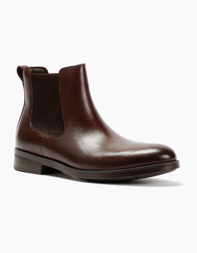 Cole Haan Newmark Grand Leather Men's Chestnut Chelsea Boots