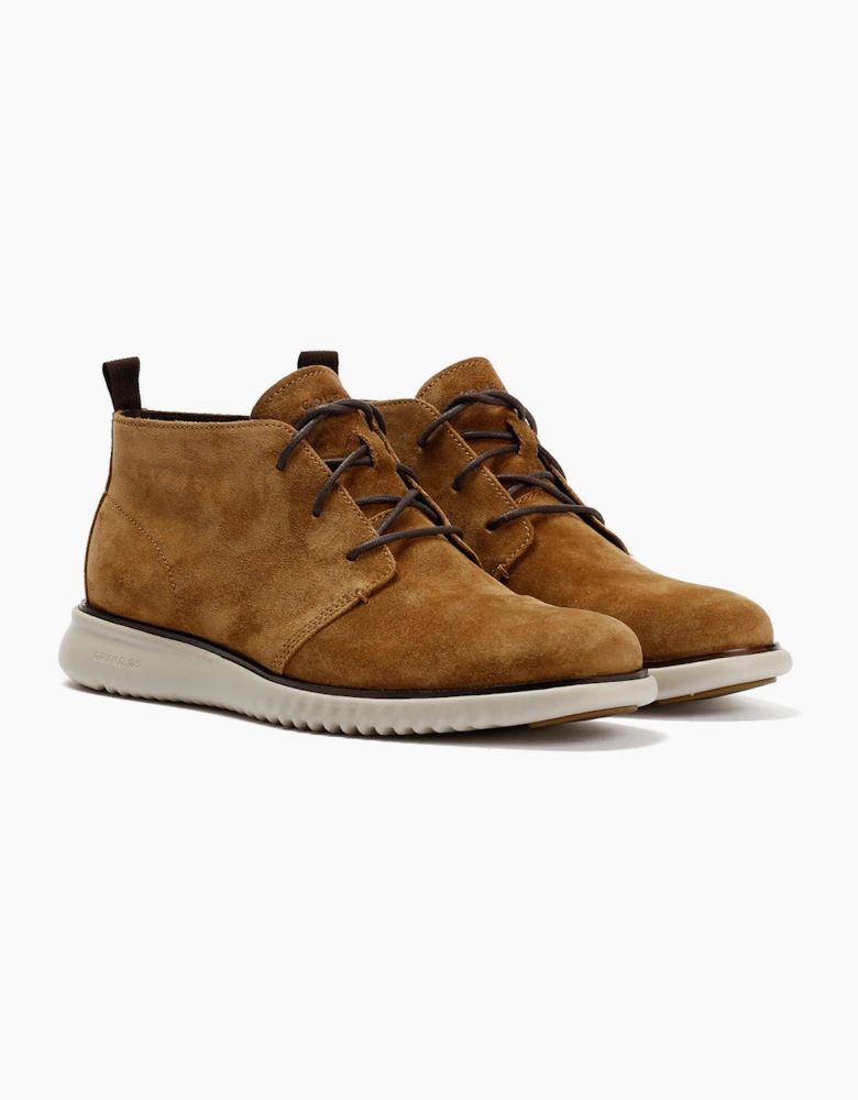 Cole Haan 2.Zerogrand Suede Men's Spiced Brown Chukka Boots