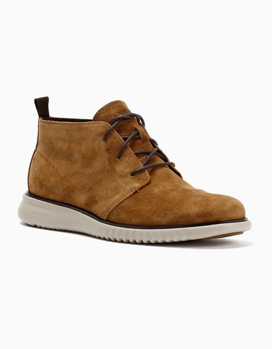 Cole Haan 2.Zerogrand Suede Men's Spiced Brown Chukka Boots