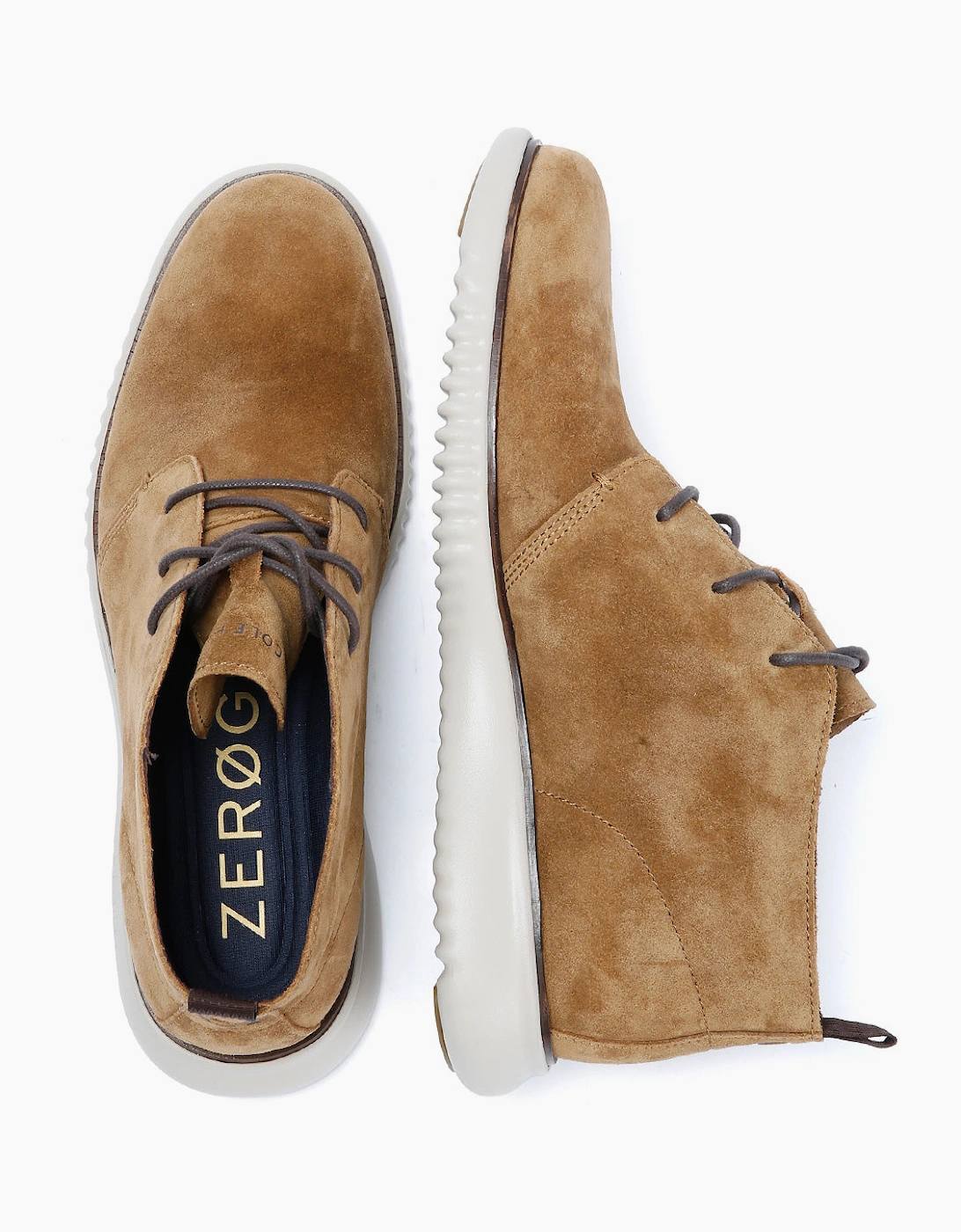 Cole Haan 2.Zerogrand Suede Men's Spiced Brown Chukka Boots