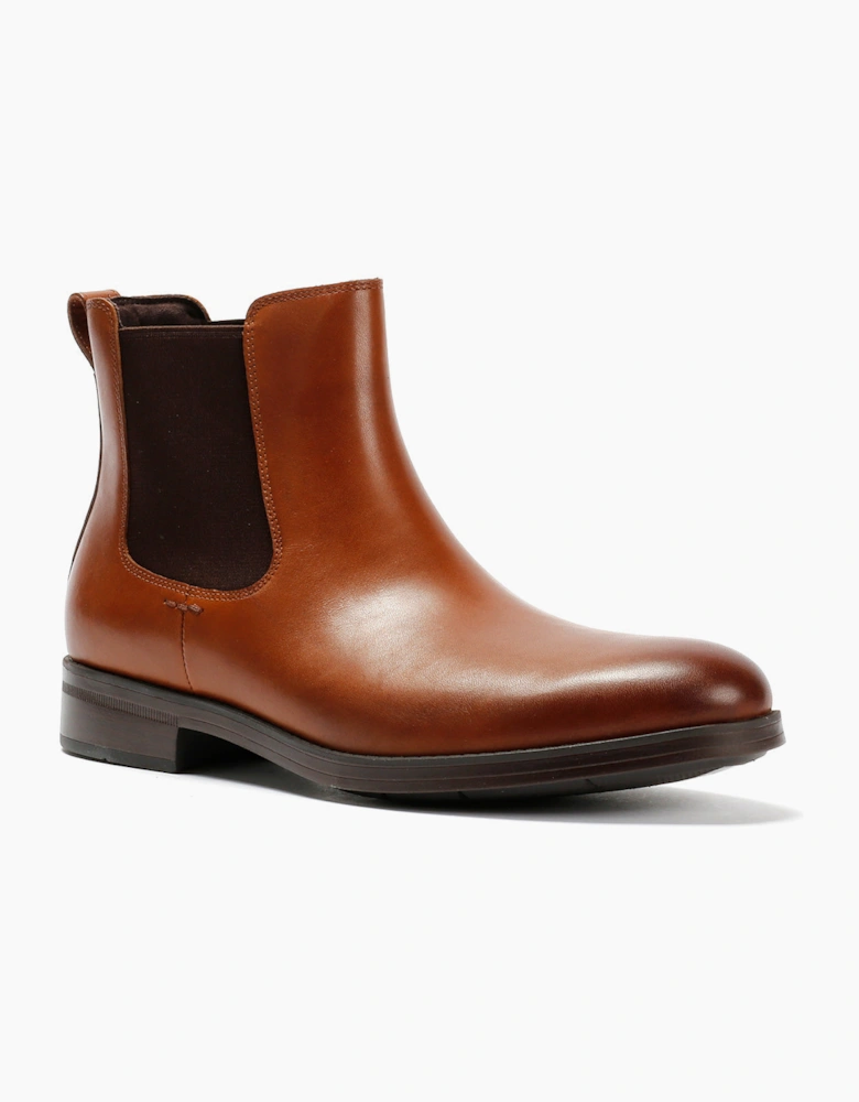 Cole Haan Newmark Grand British Tan Leather Men's Chelsea Boots