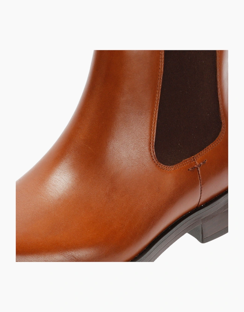 Cole Haan Newmark Grand British Tan Leather Men's Chelsea Boots