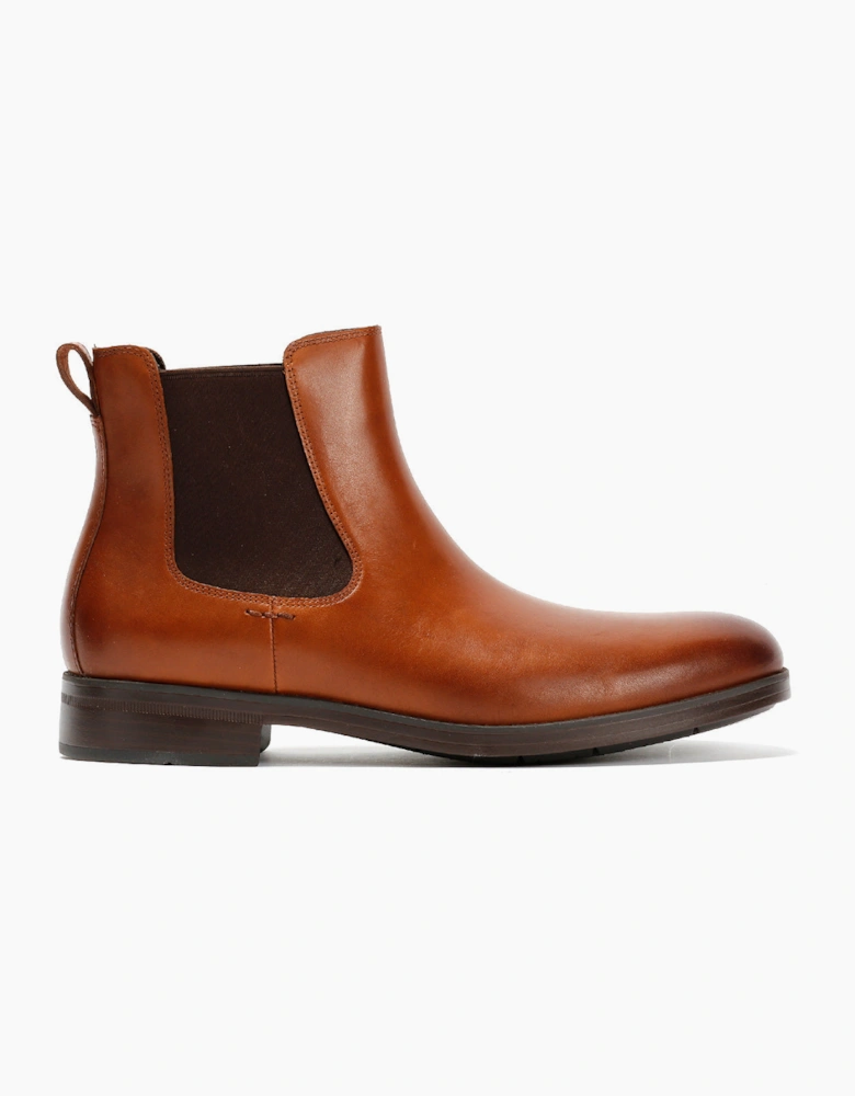 Cole Haan Newmark Grand British Tan Leather Men's Chelsea Boots