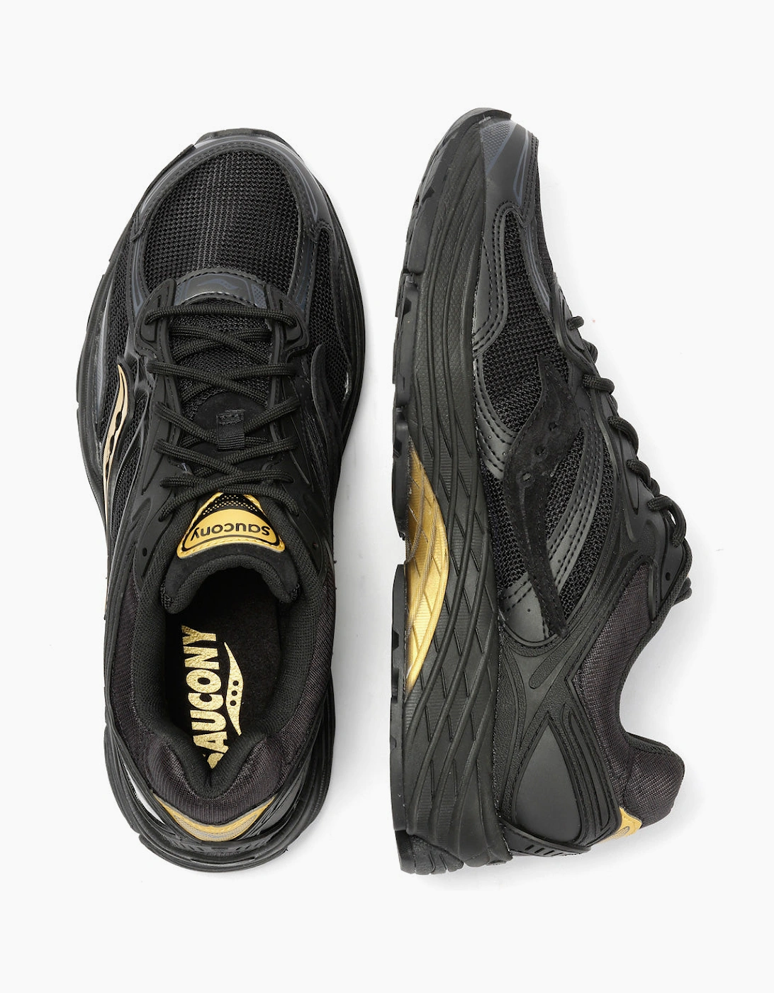 Saucony Progrid Omni 9 Armor Men's Black/Gold Trainers