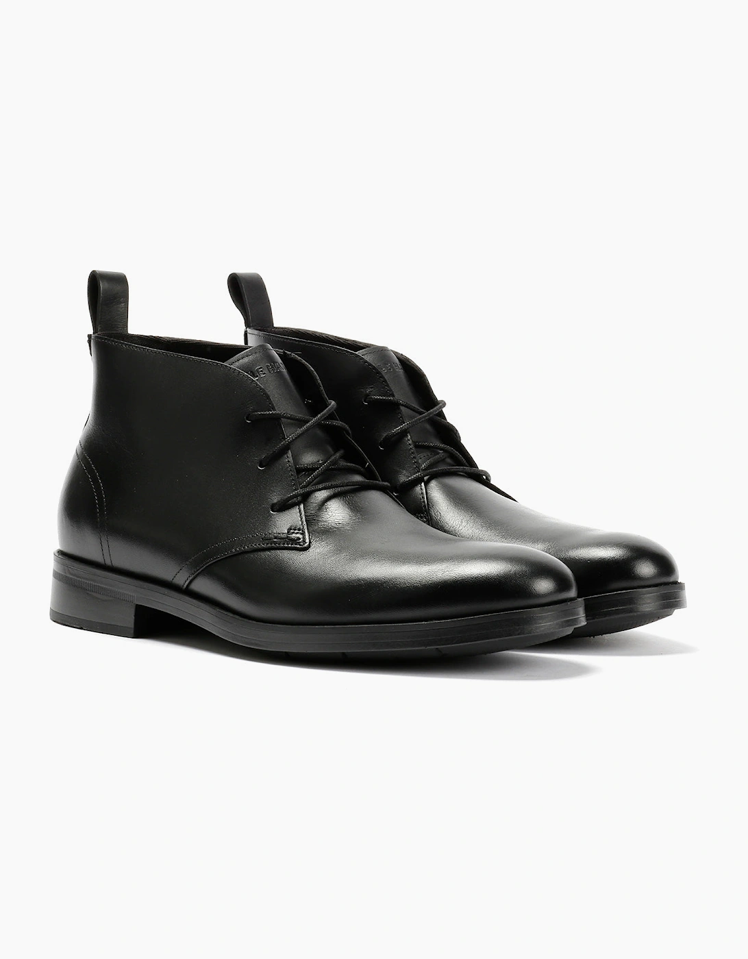 Cole Haan Newmark Grand Flexcraft Leather Men's Black Chukka Boots