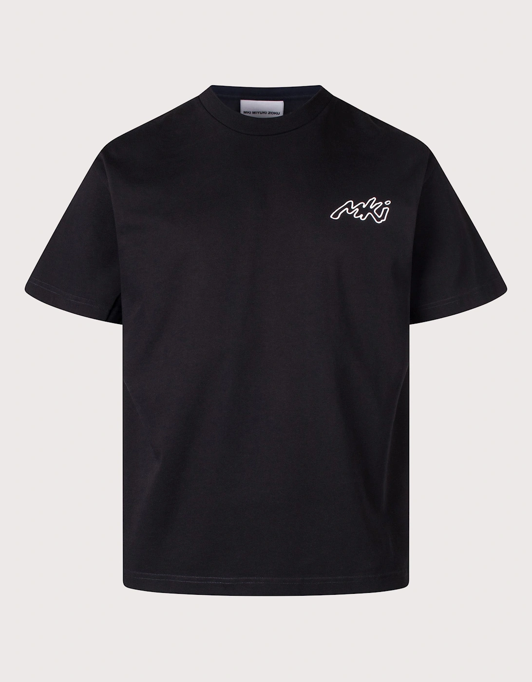 Oversized Box Fit Ink Line T-Shirt
