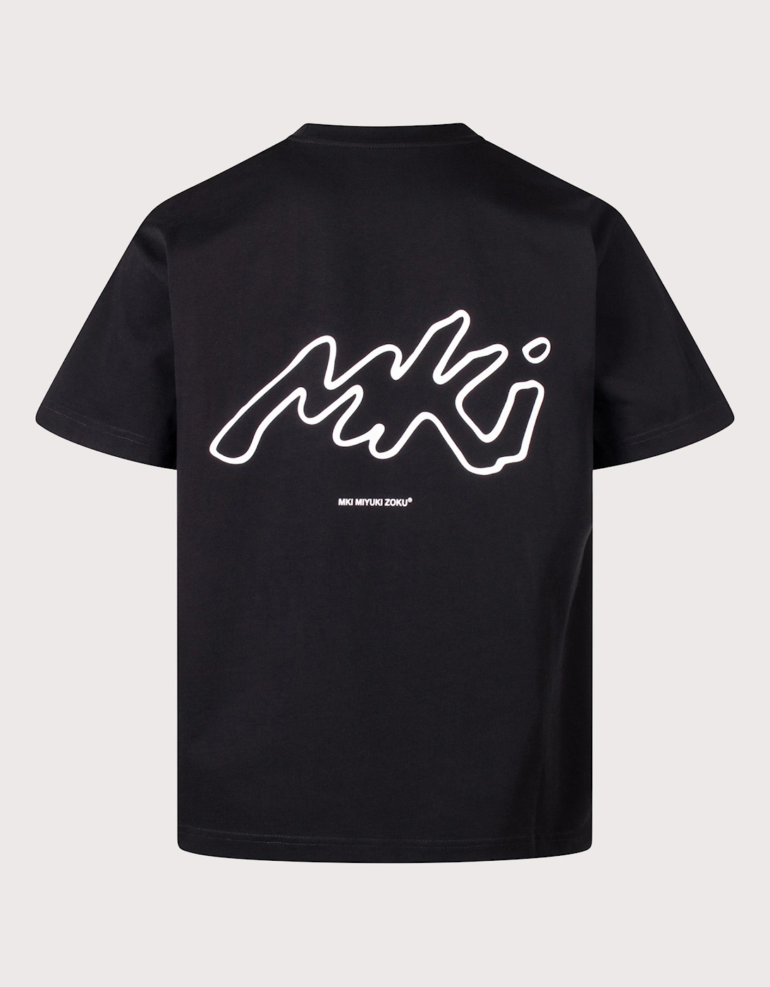 Oversized Box Fit Ink Line T-Shirt