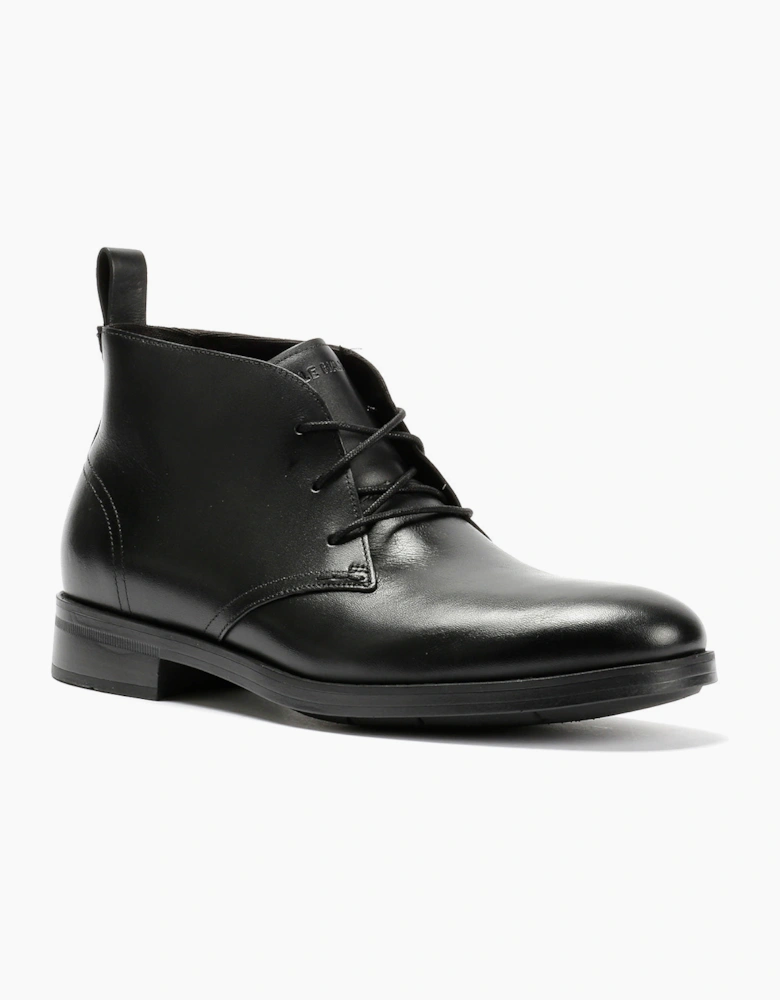 Cole Haan Newmark Grand Flexcraft Leather Men's Black Chukka Boots