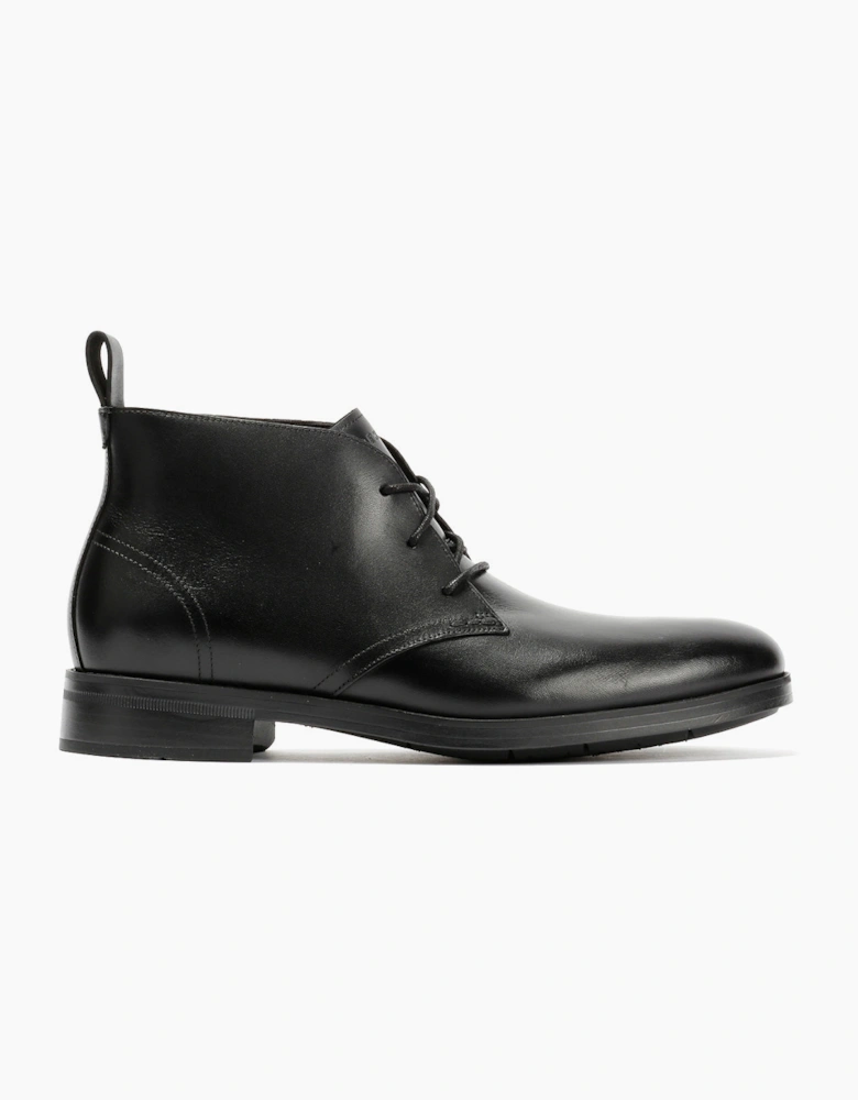 Cole Haan Newmark Grand Flexcraft Leather Men's Black Chukka Boots