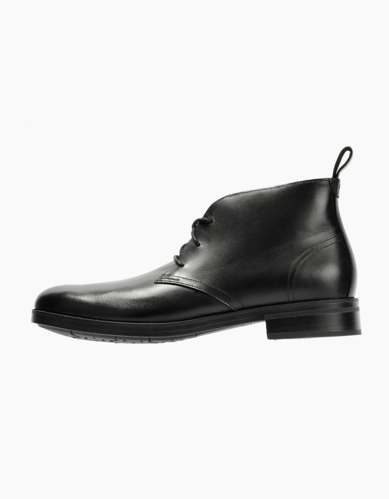 Cole Haan Newmark Grand Flexcraft Leather Men's Black Chukka Boots