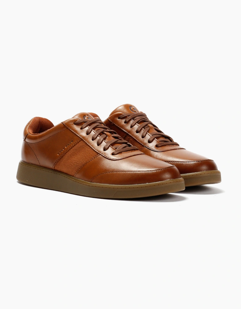 Cole Haan Grand Crosscourt Gates Leather Men's Tan Trainers