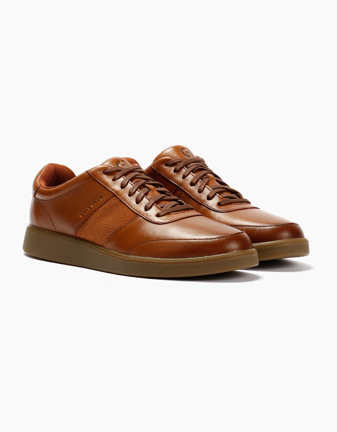 Cole Haan Grand Crosscourt Gates Leather Men's Tan Trainers