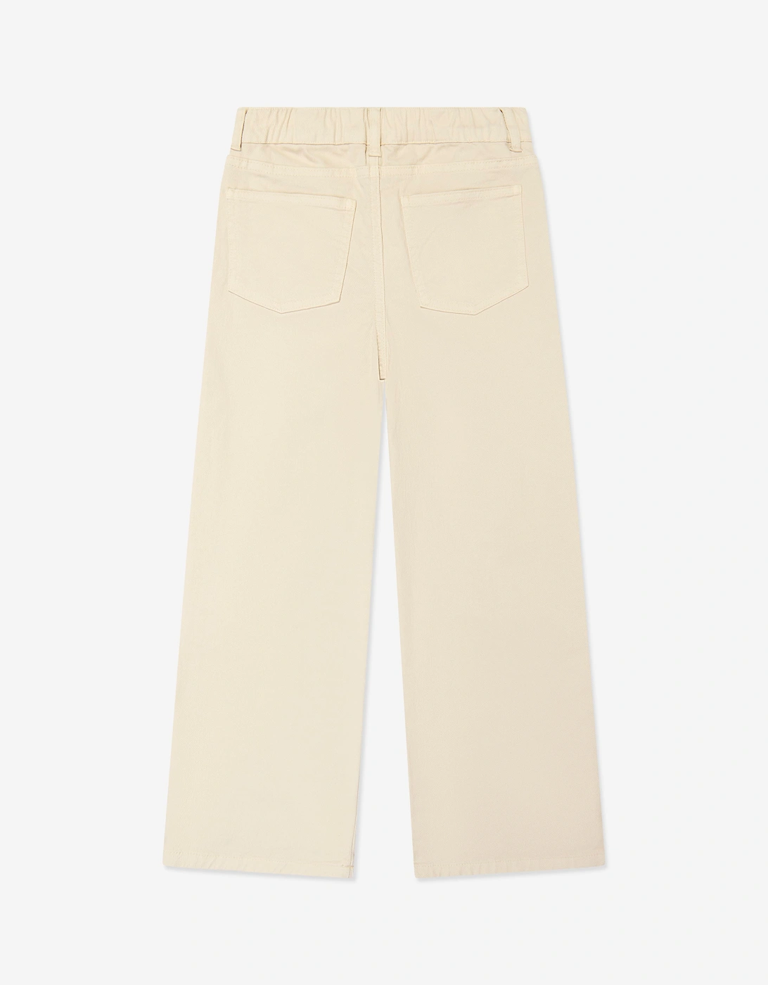 Childsplay Basics Kids Wide Leg Jeans in Beige