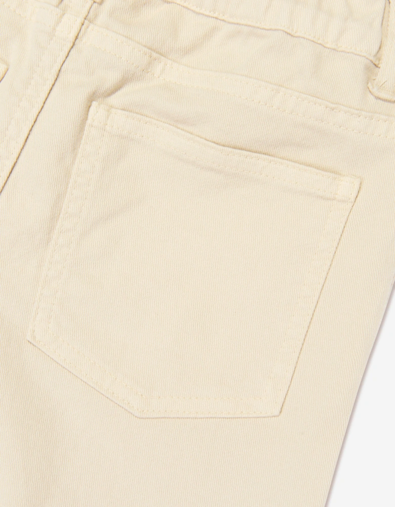 Childsplay Basics Kids Wide Leg Jeans in Beige