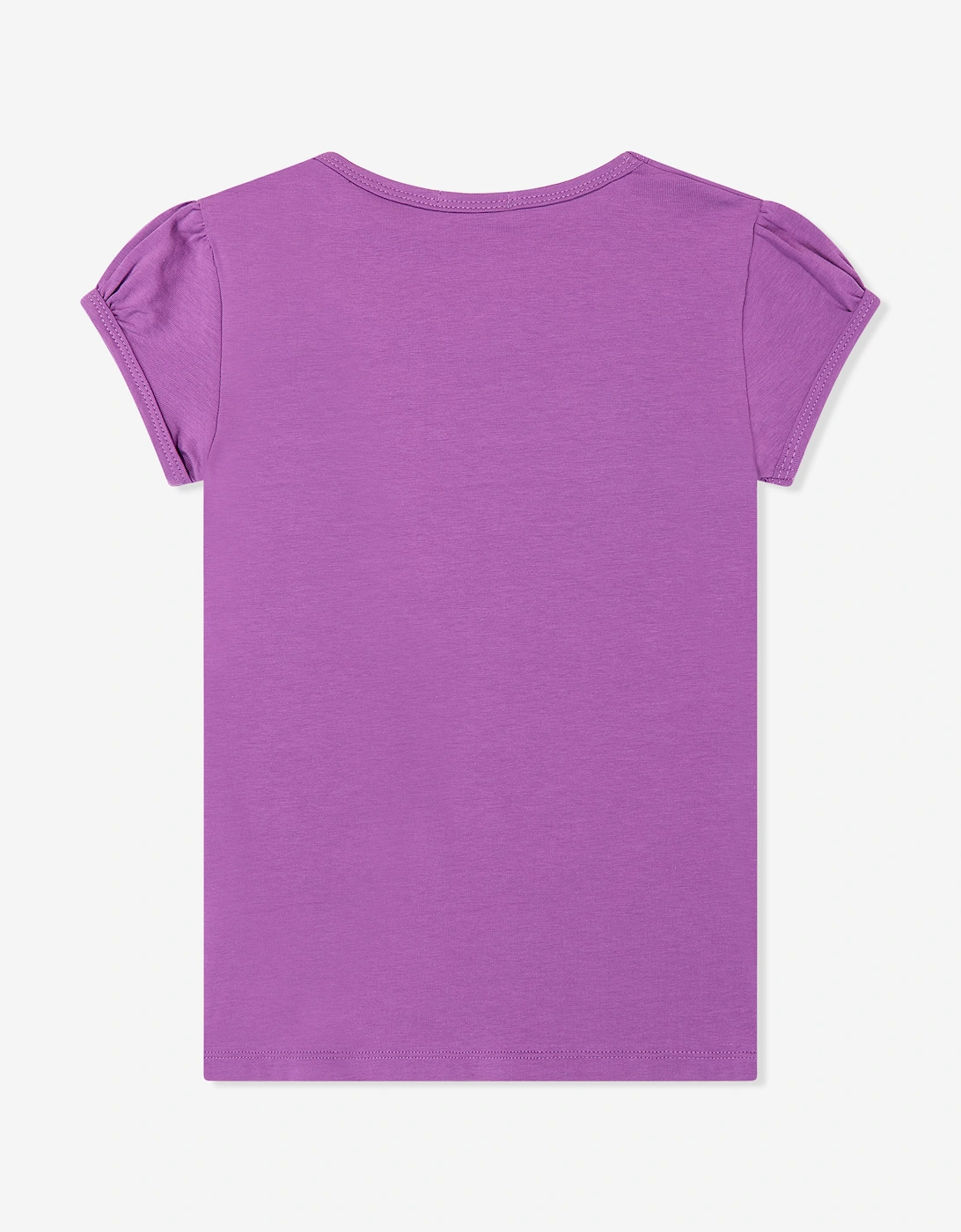 Childsplay Basics Girls Cotton T-Shirt in Purple