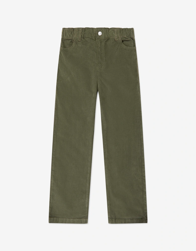 Childsplay Basics Boys Corduroy Trousers in Green