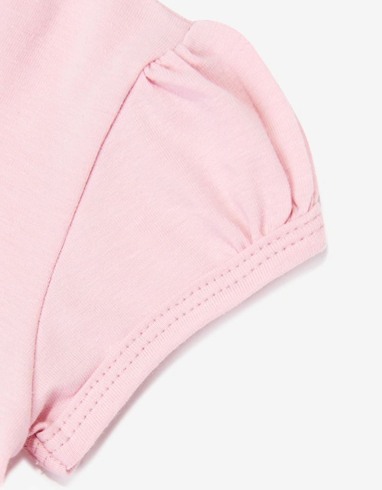 Childsplay Basics Girls Cotton T-Shirt in Pink