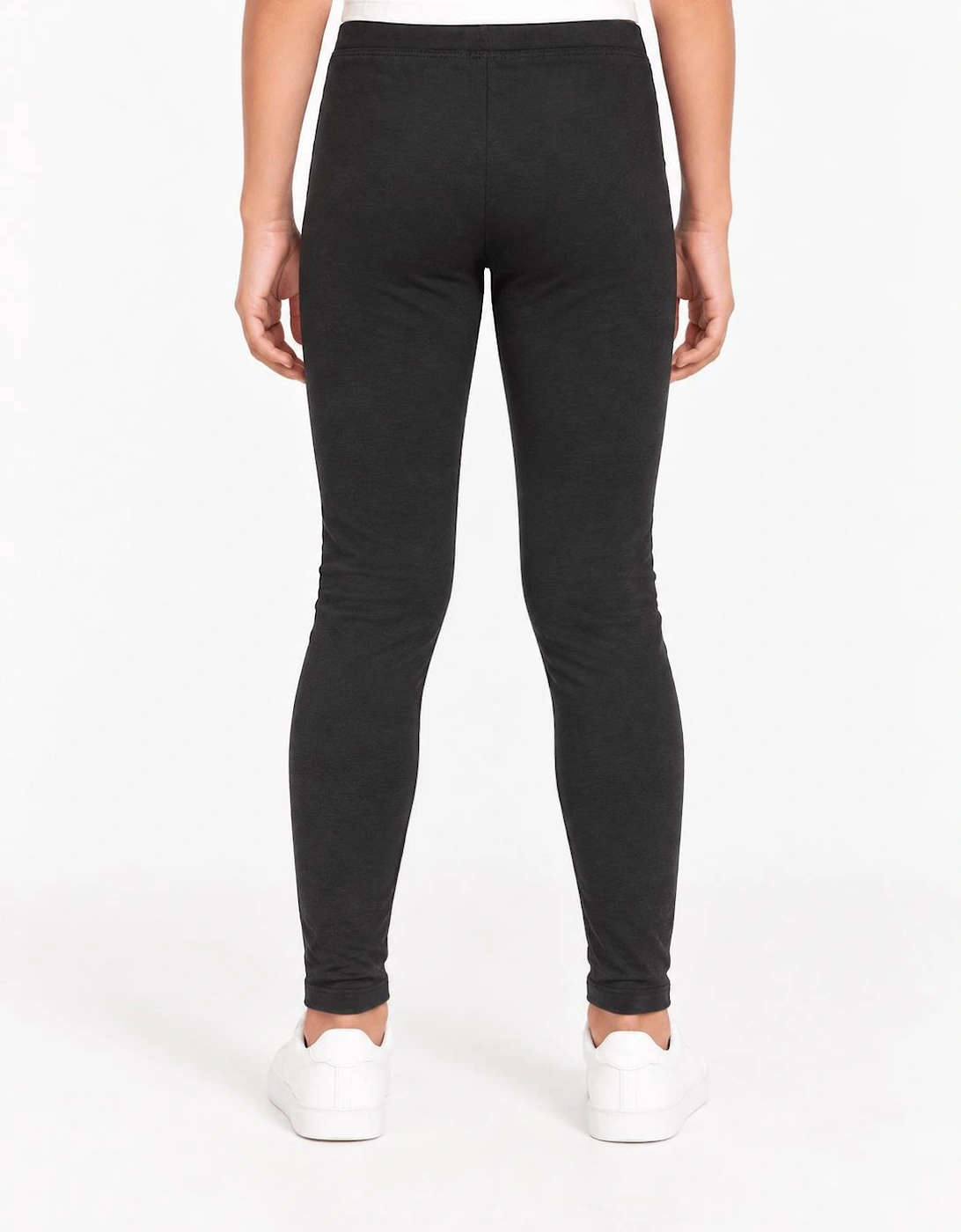 Childsplay Basics Girls Cotton Leggings in Black