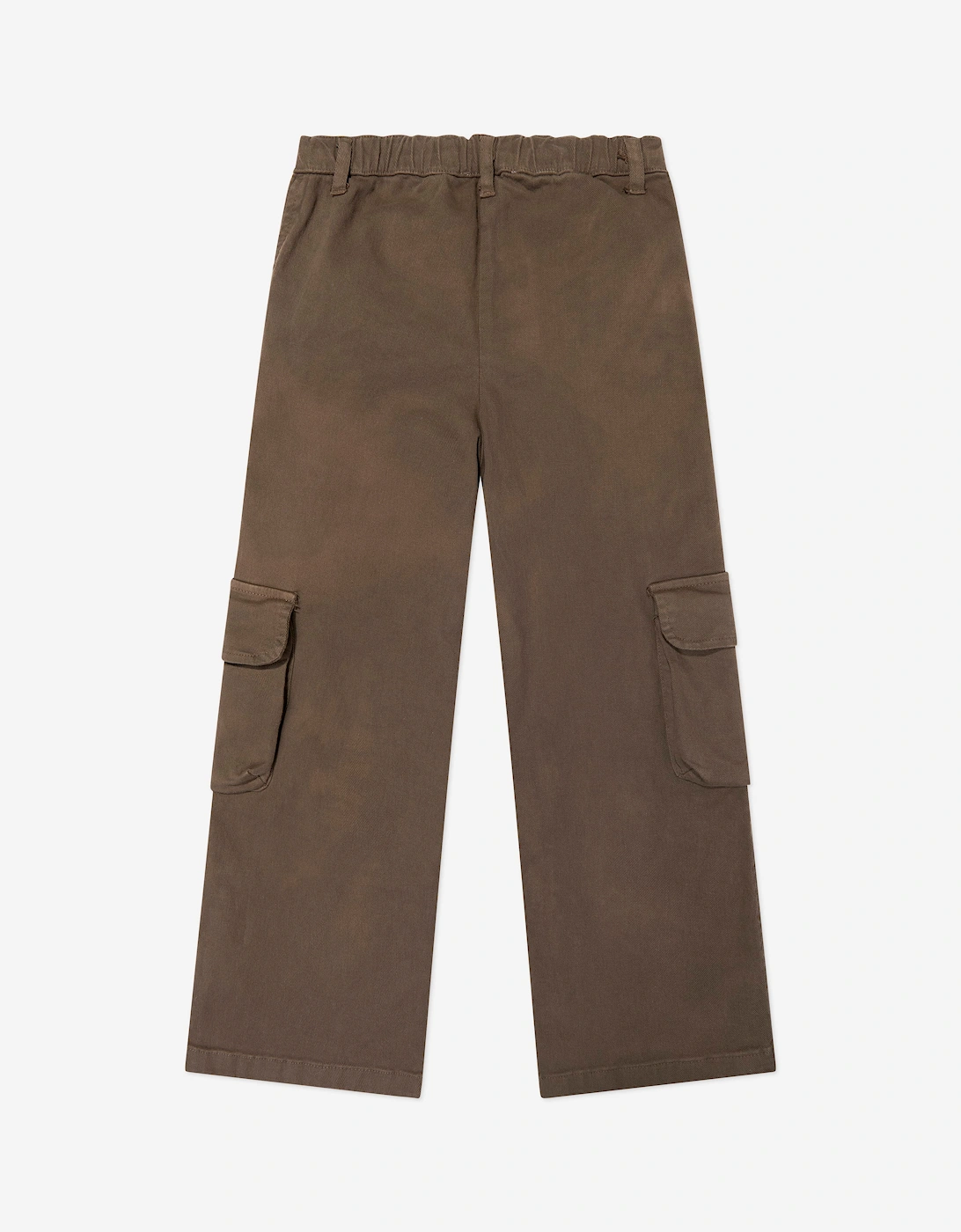 Childsplay Basics Boys Gabardine Cargo Trousers in Brown