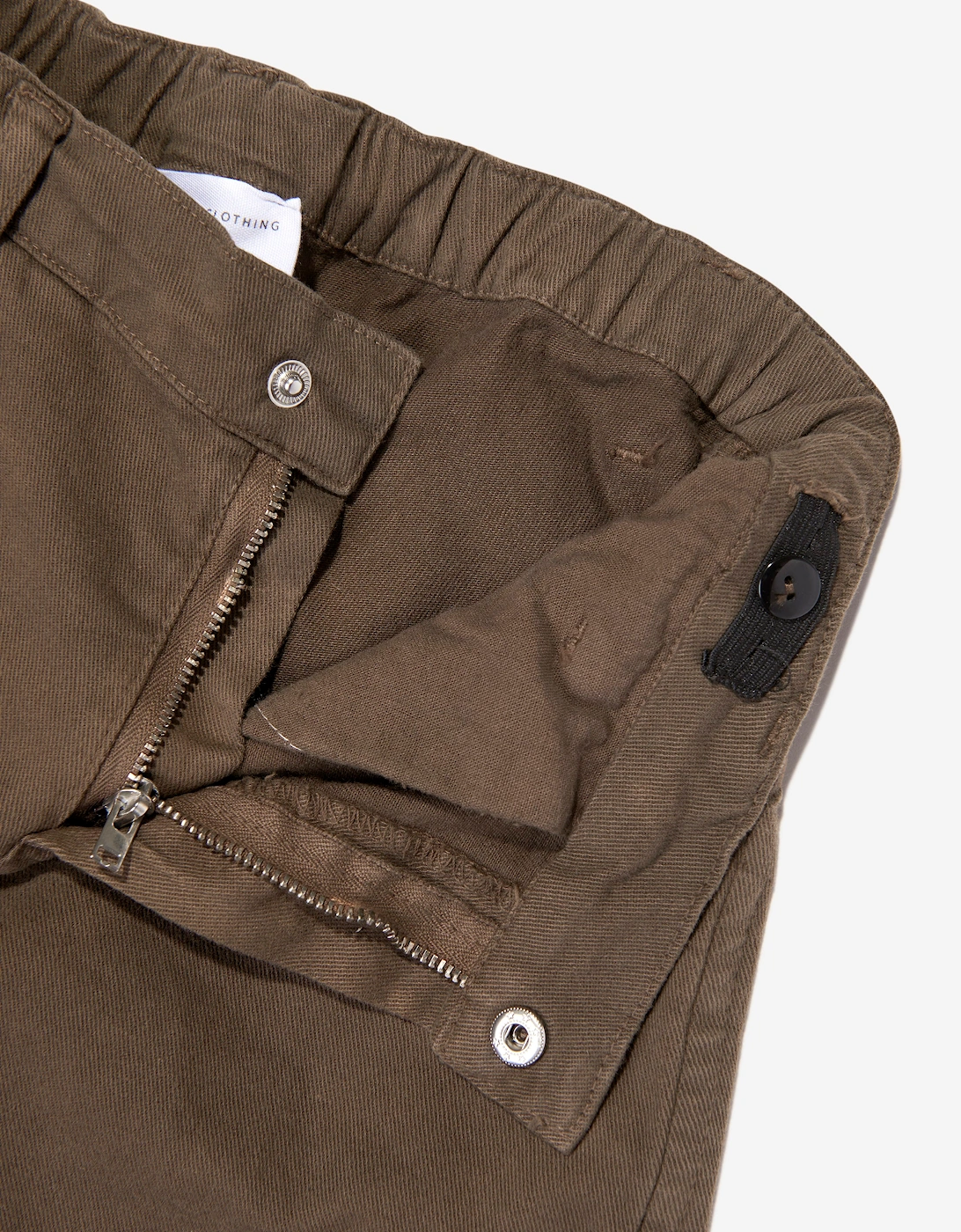 Childsplay Basics Boys Gabardine Cargo Trousers in Brown