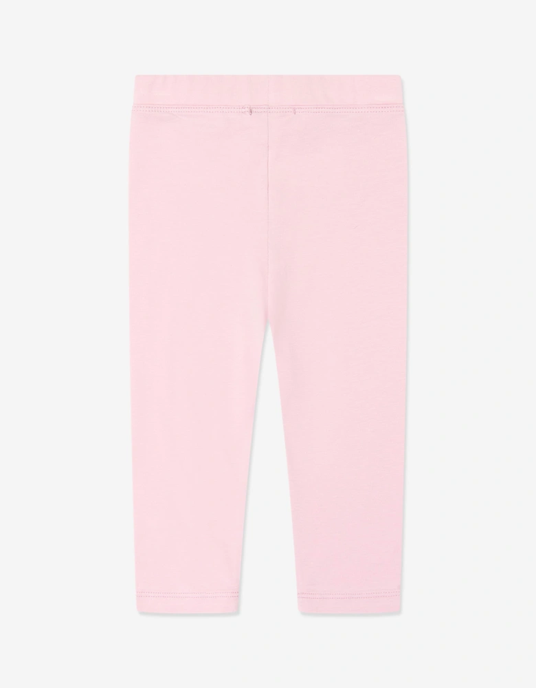 Childsplay Basics Girls Cotton Leggings in Pink