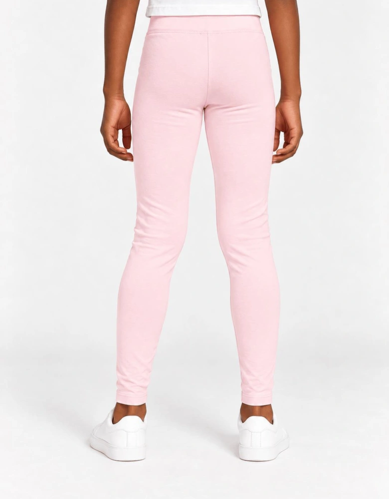 Childsplay Basics Girls Cotton Leggings in Pink