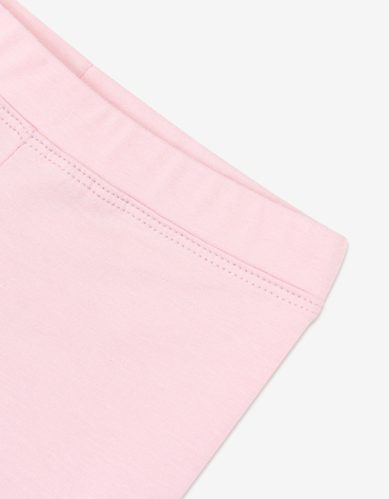 Childsplay Basics Girls Cotton Leggings in Pink