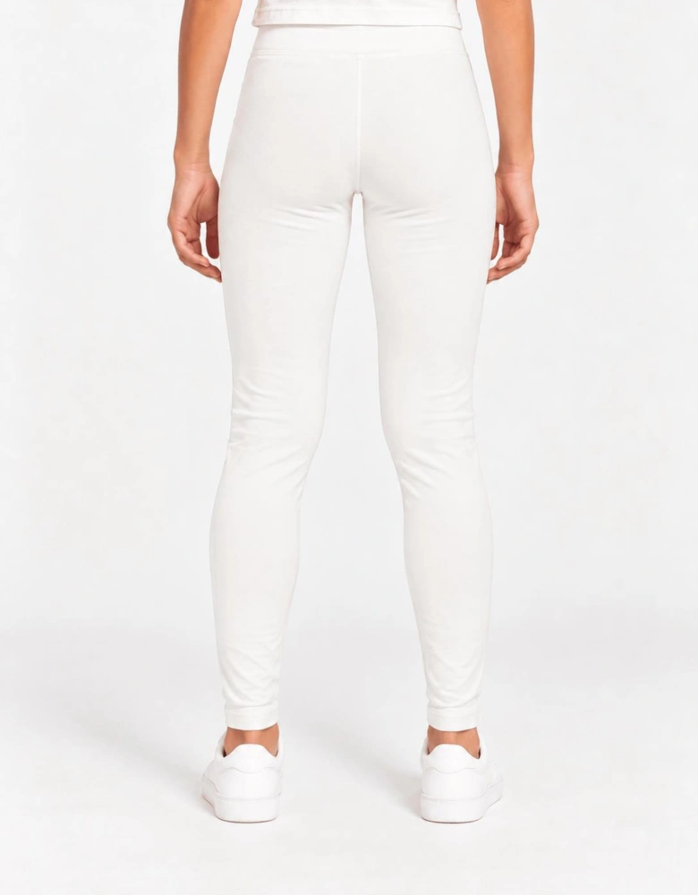 Childsplay Basics Girls Cotton Leggings in Ivory