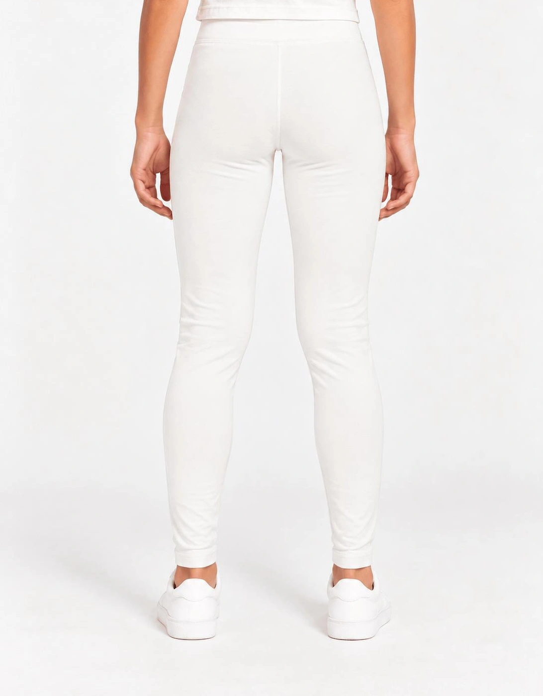 Childsplay Basics Girls Cotton Leggings in Ivory