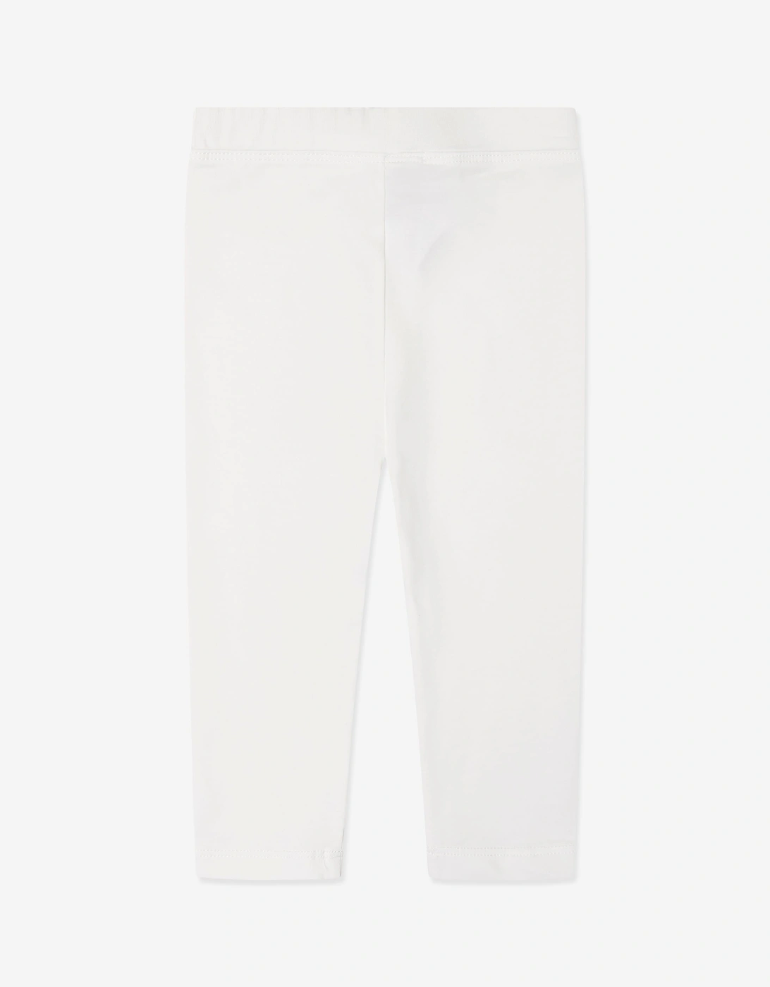 Childsplay Basics Girls Cotton Leggings in Ivory