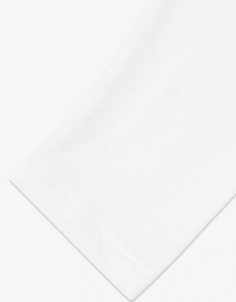 Childsplay Basics Girls Cotton Leggings in Ivory