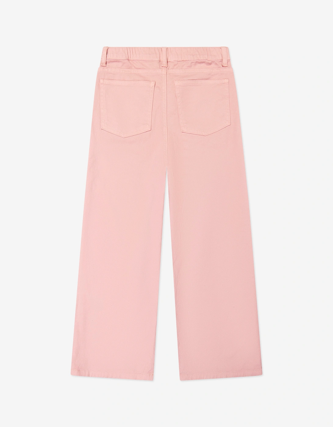 Childsplay Basics Girls Wide Leg Jeans in Pink