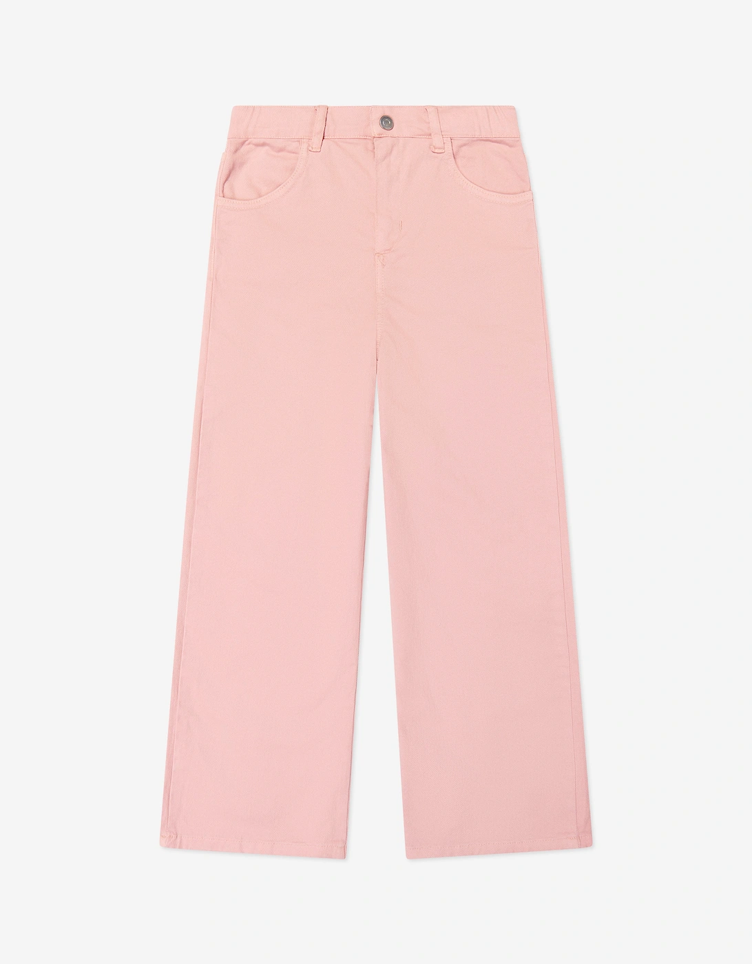 Childsplay Basics Girls Wide Leg Jeans in Pink