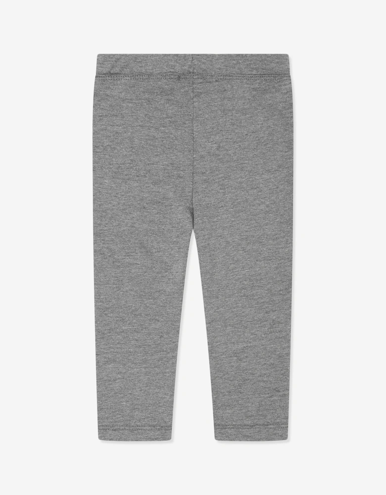 Childsplay Basics Girls Cotton Leggings in Grey