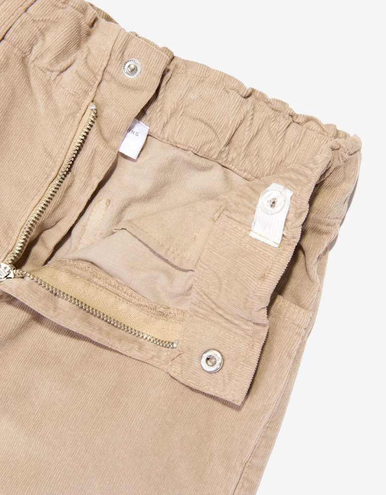 Childsplay Basics Boys Corduroy Trousers in Beige