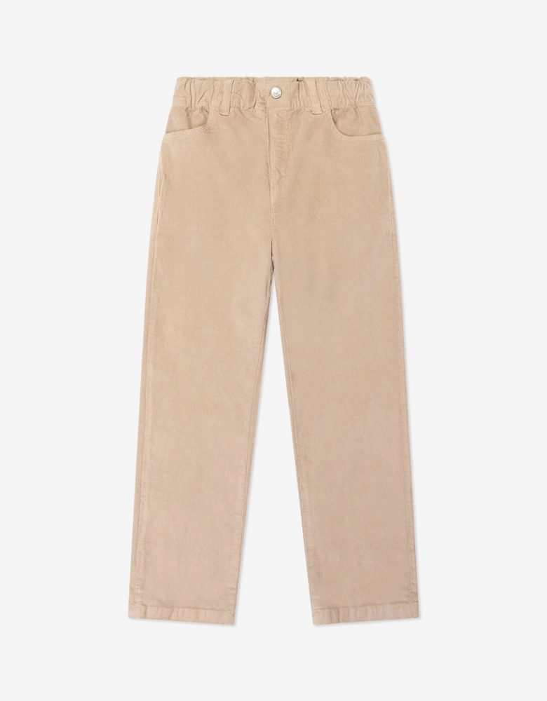 Childsplay Basics Boys Corduroy Trousers in Beige