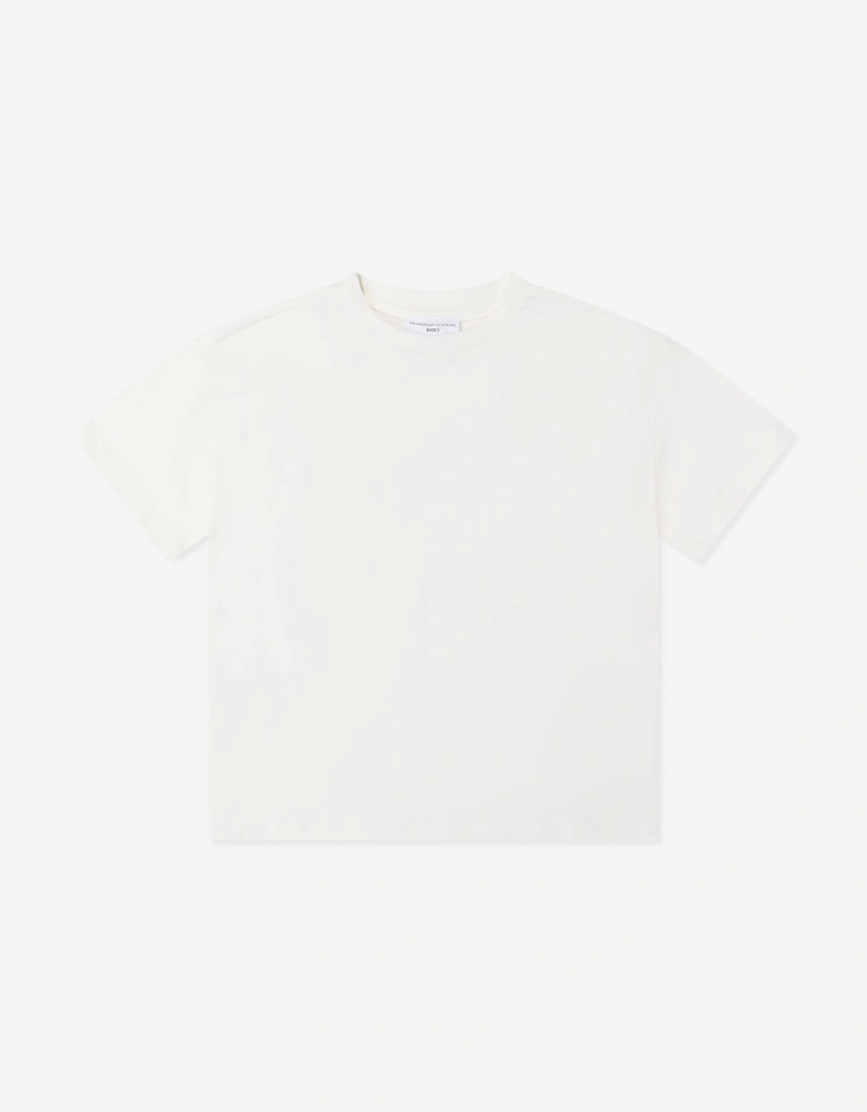 Childsplay Basics Kids Oversized T-Shirt in Ivory