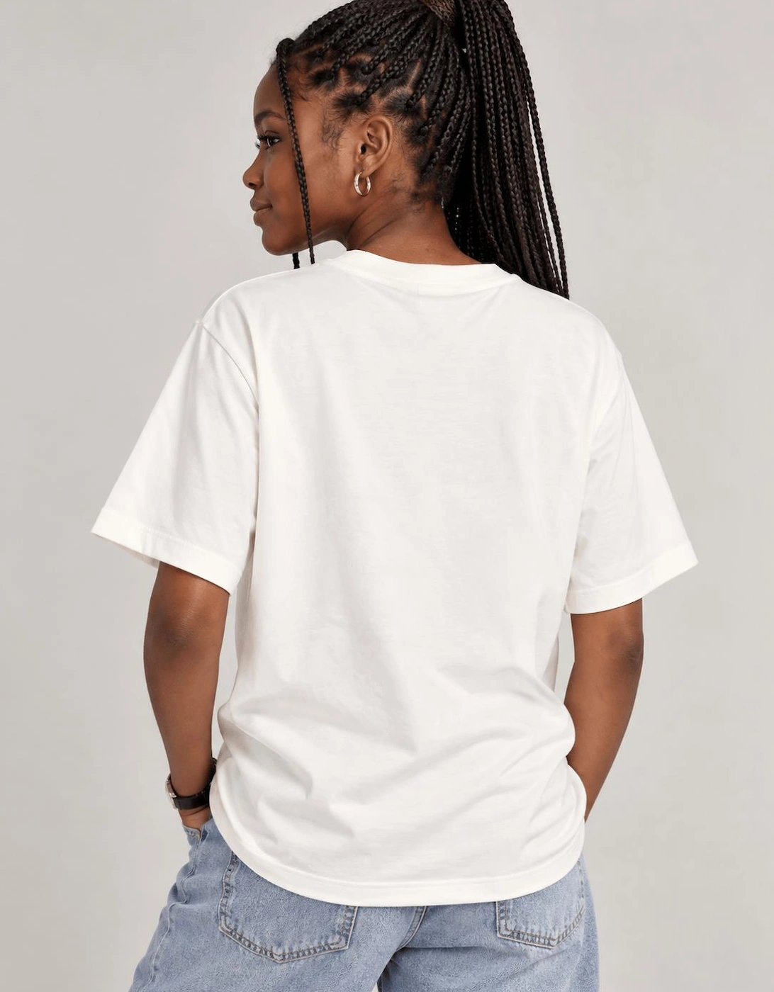 Childsplay Basics Kids Oversized T-Shirt in Ivory