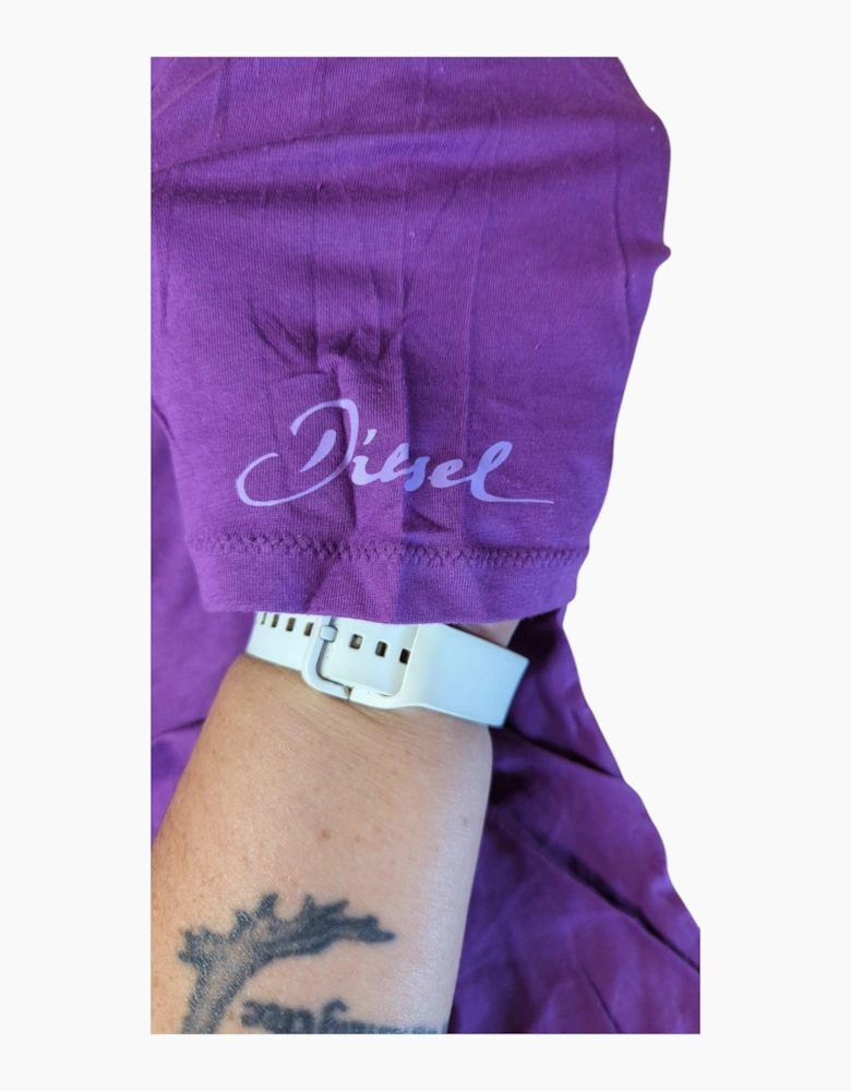 Diesel 000XX Prototipi Womens Nightwear Purple Tee