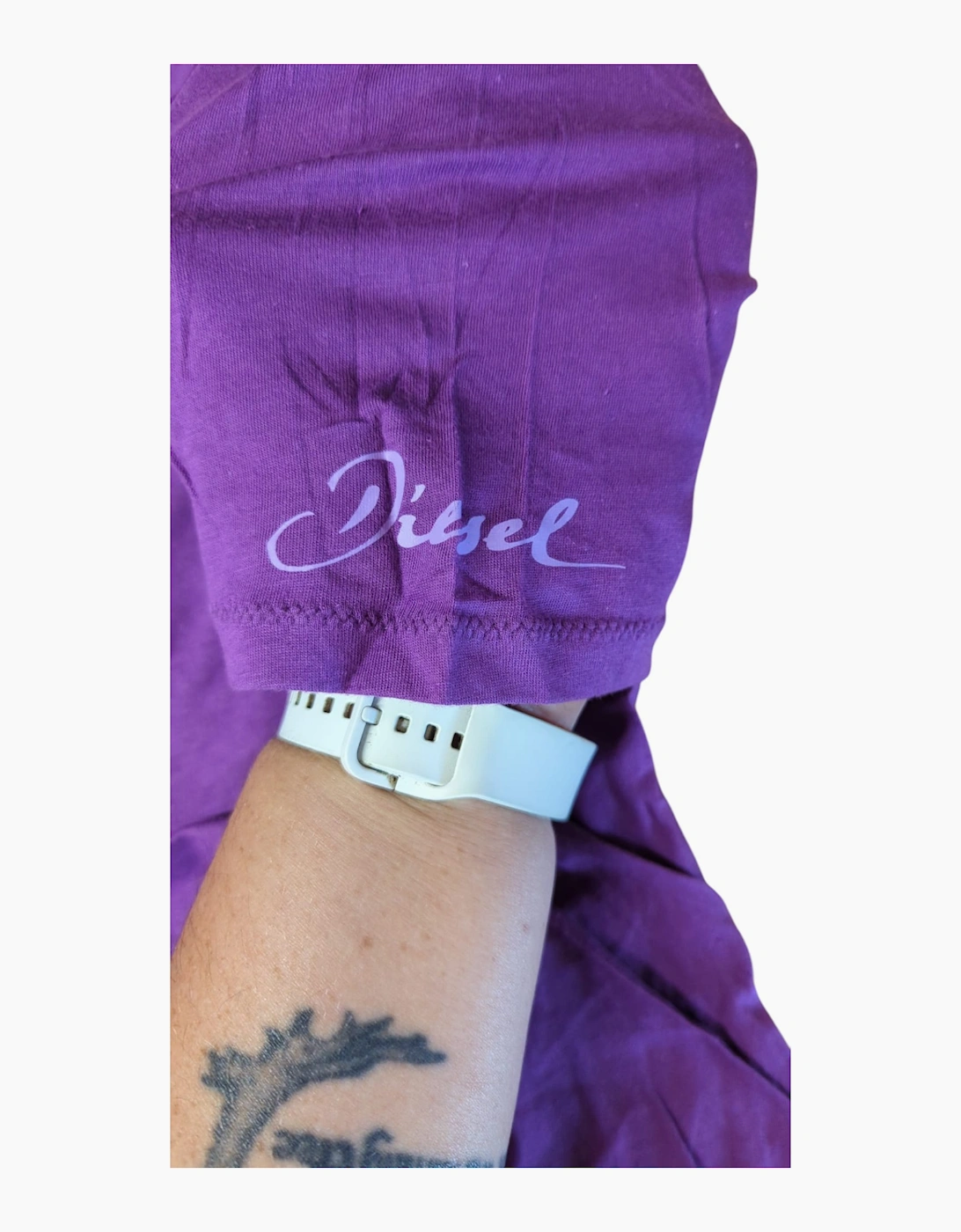 Diesel 000XX Prototipi Womens Nightwear Purple Tee