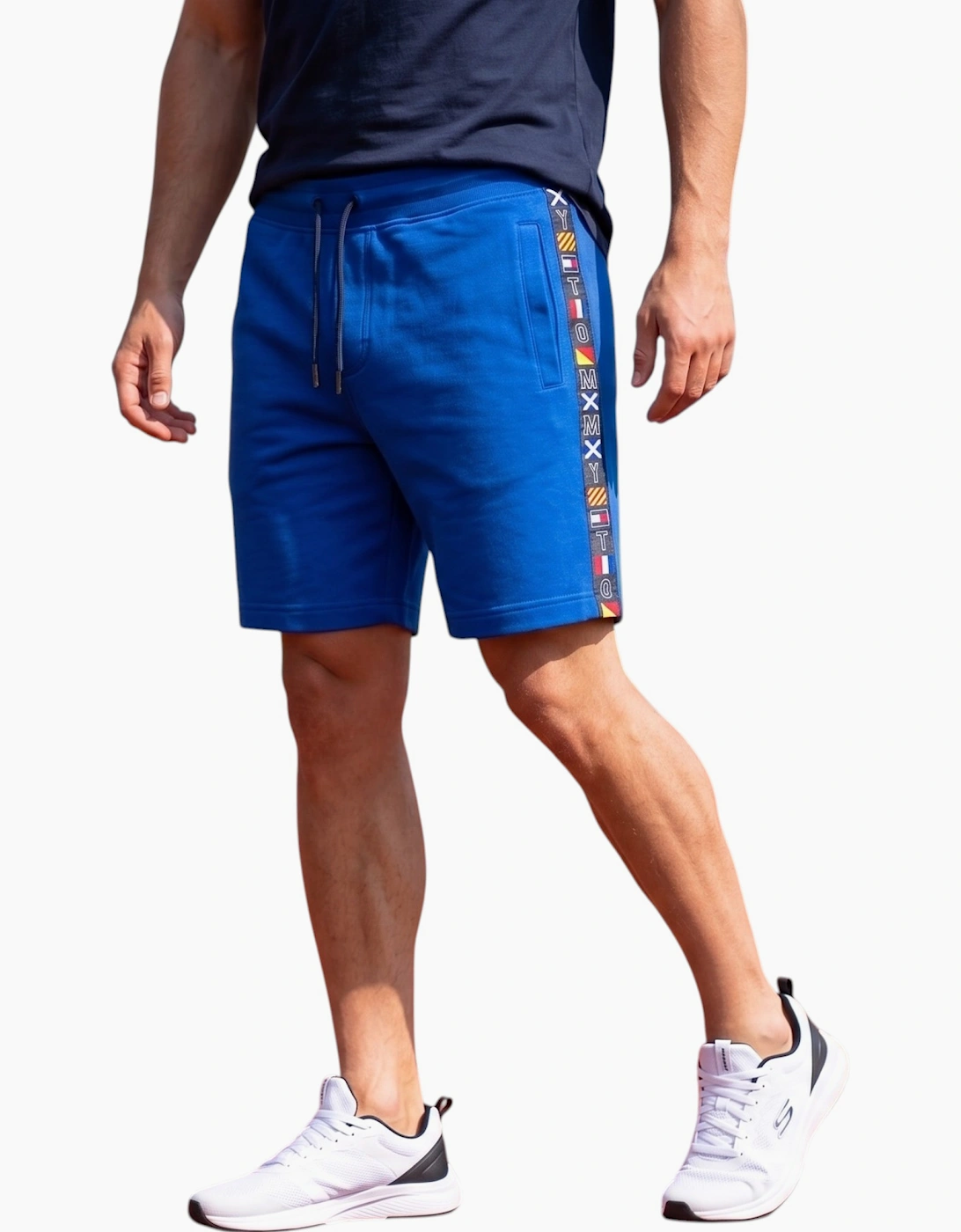 TOMMY Hilfiger Mens Shorts tape Regular Fit Pant