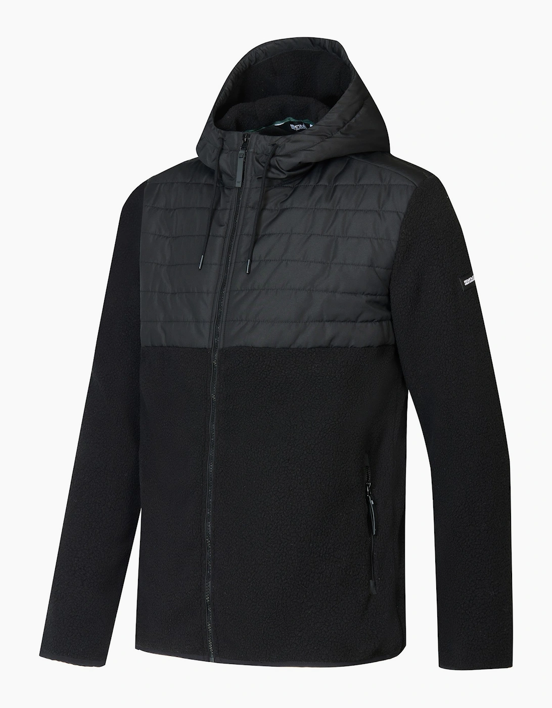 Regatta Mens Frankie Two Tone Borg Fleece Hybrid Jacket