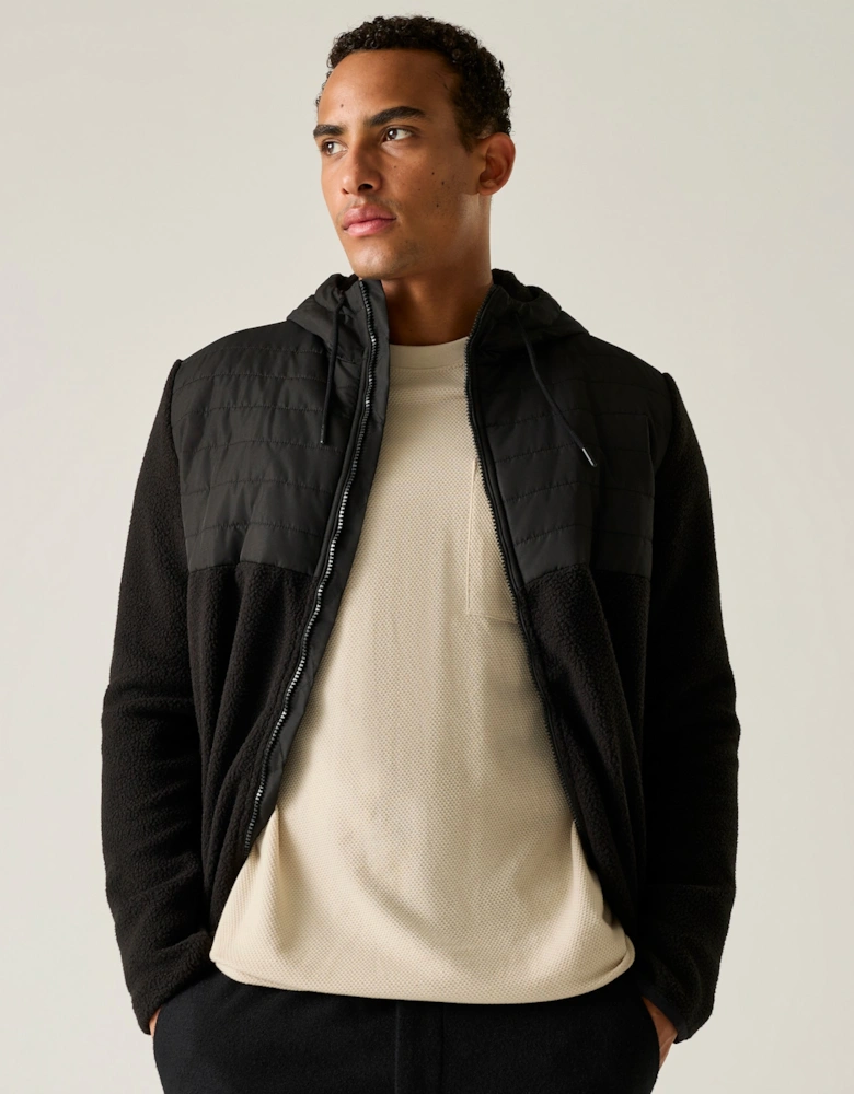 Regatta Mens Frankie Two Tone Borg Fleece Hybrid Jacket